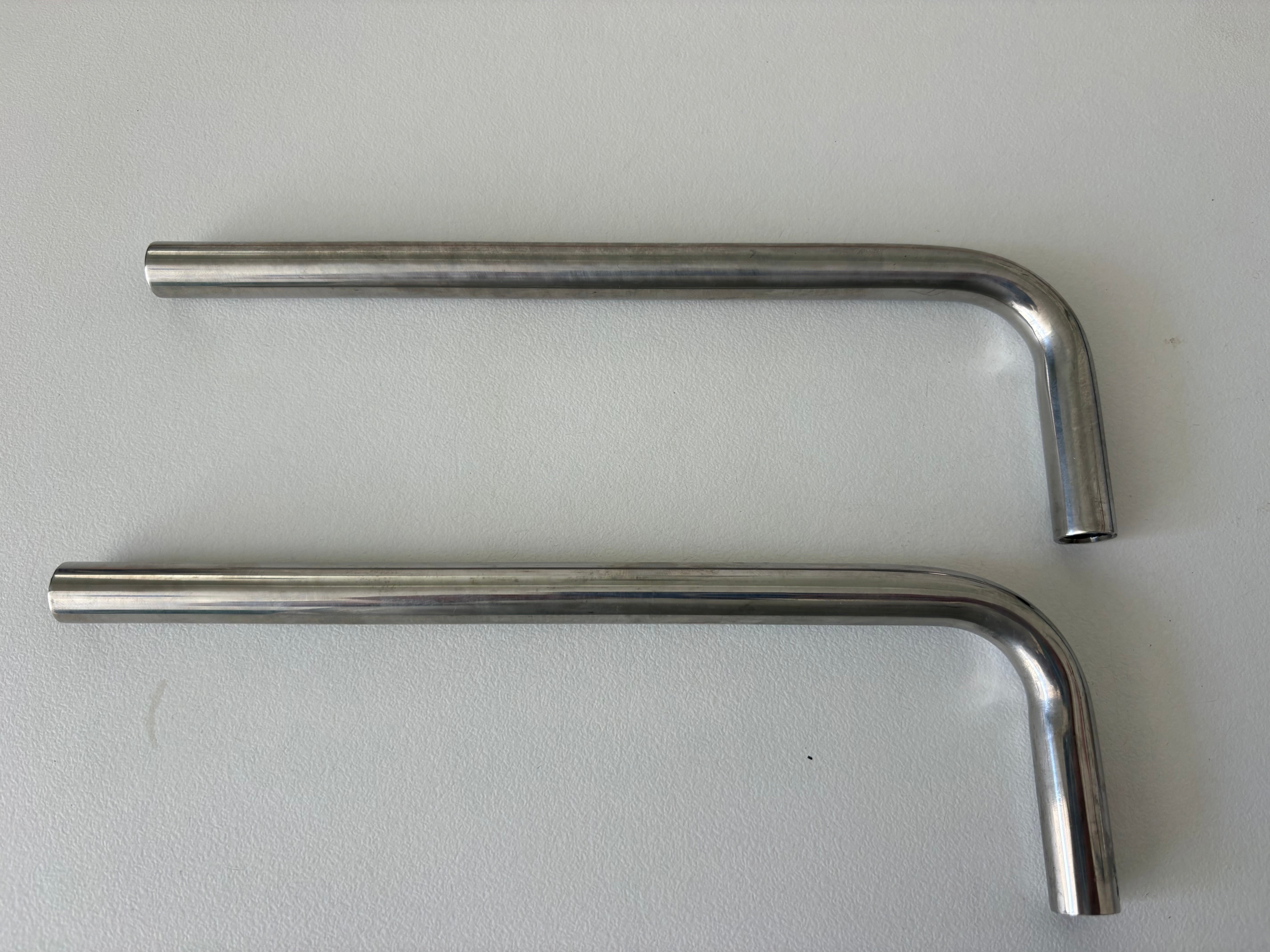 SG&P Flush Mate Stainless Steel Wall Spouts x 2